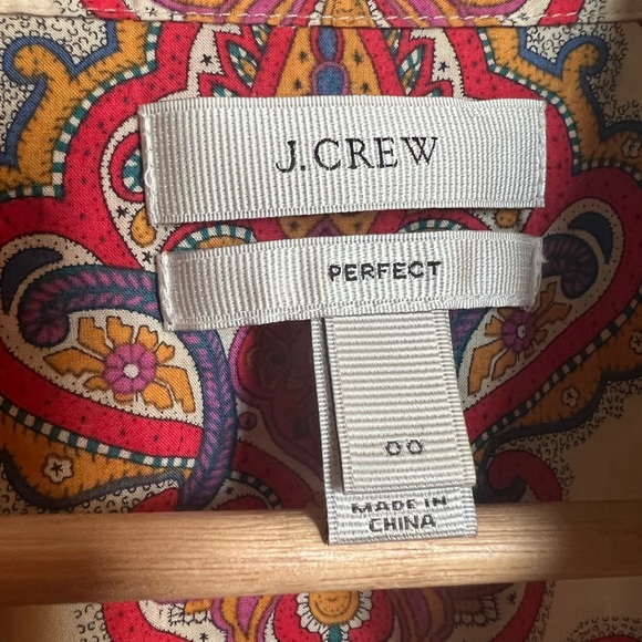 J Crew Liberty Perfect Paisley Shirt - Picture 5 of 7